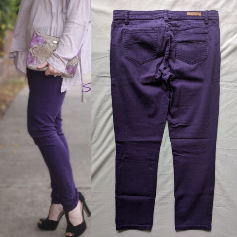 Sanctuary Charmer Skinny Jeans in True Purple 30